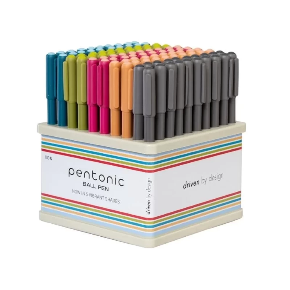 Pentonic 0.7 mm Ball Point Pen Tumbler Pack | Set of 100 Nos.