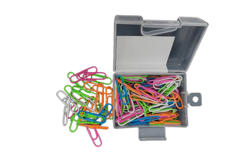 Oddy Paper Clips Colored-Vinyl Coated | 90-100 Pcs/Box