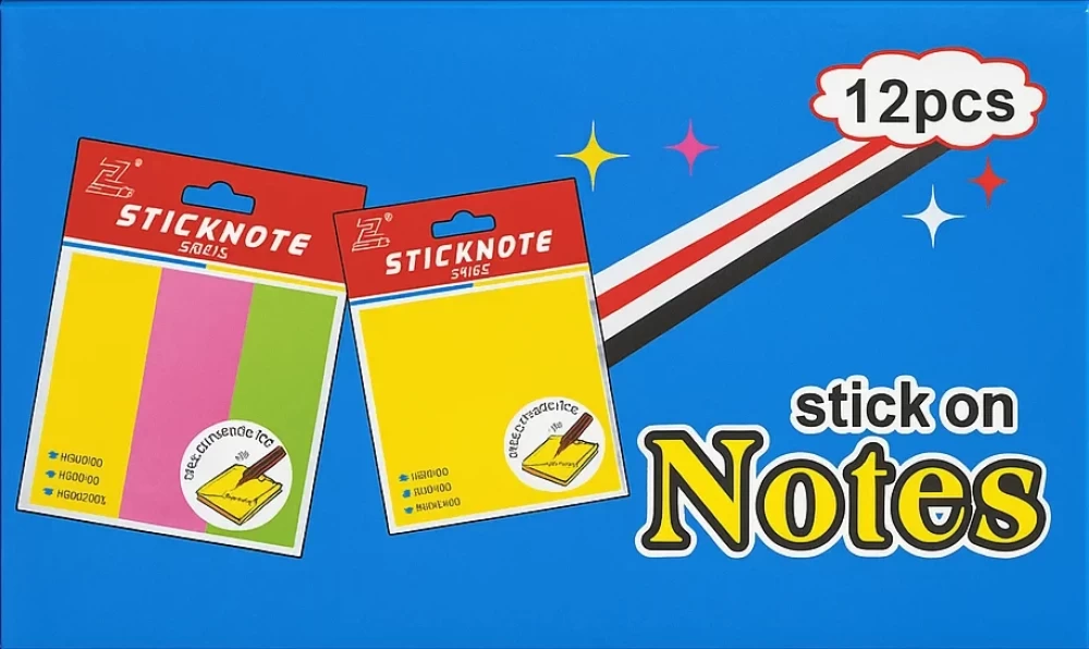 Stick on Notes 3X3 Inch 100 Sheets/Packet