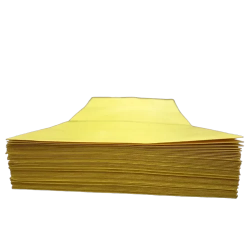 12 Inch x 6 inch Laminated Envelope Yellow