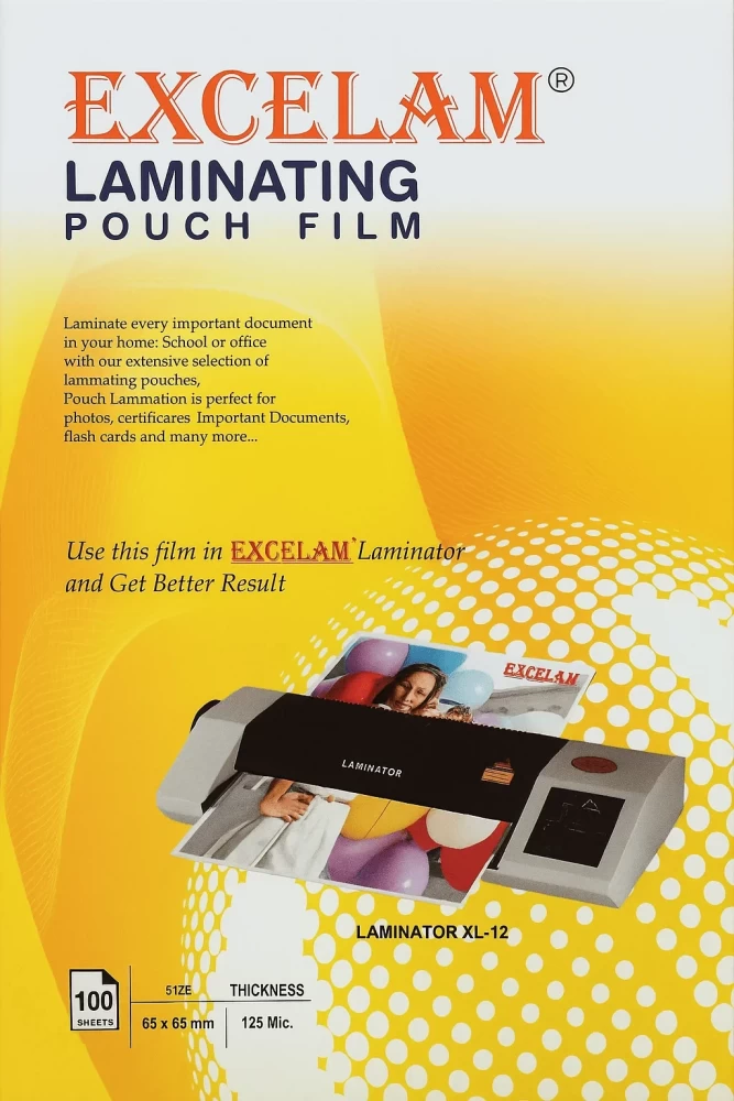 Lamination Pouch 65X95 MM 125 Mic. (100 Sheets/Box)