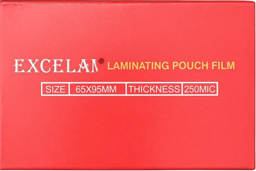 Laminating Sheet 65mmX95mm 250 Micron