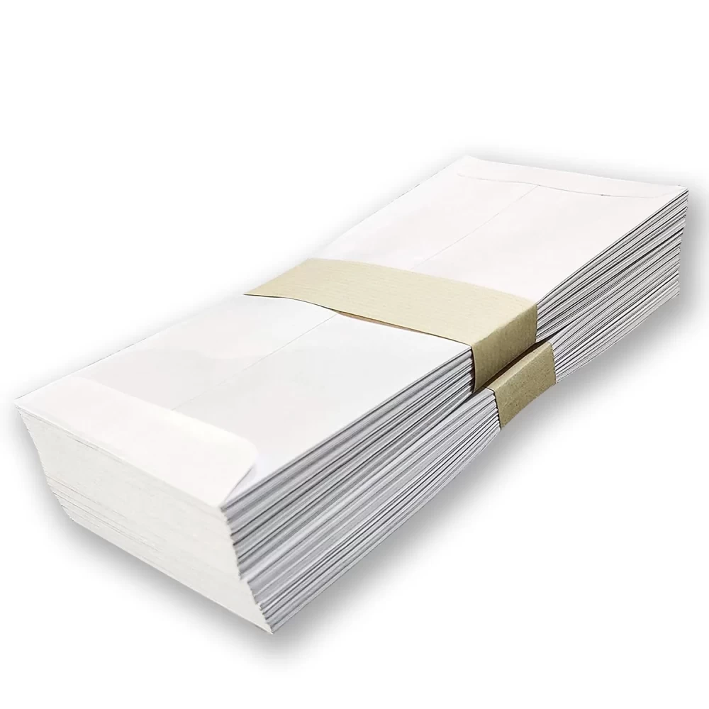 White Envelopes -Size 10" X 4.5"